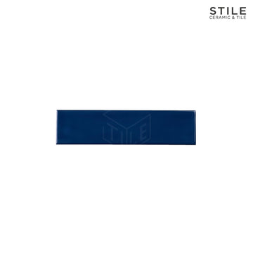 NAVY BLUE GLOSS SUBWAY TILE