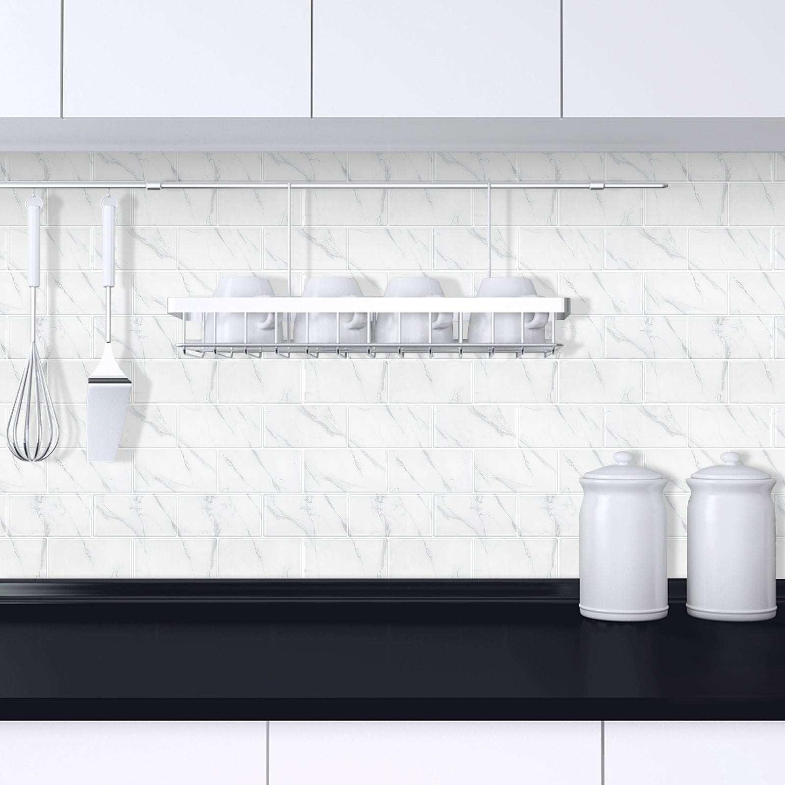 CARRARA MARBLE SUBWAY STICKER