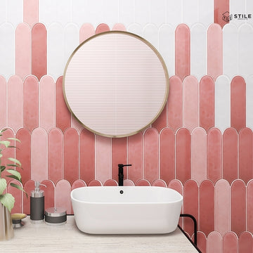 LUCCIA PINK PEACOCK TILE