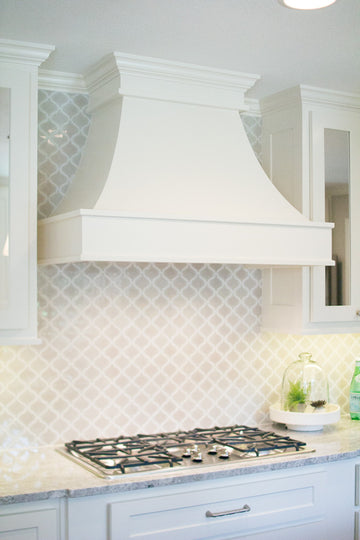 PURE WHITE GLOSS LANTERN TILE